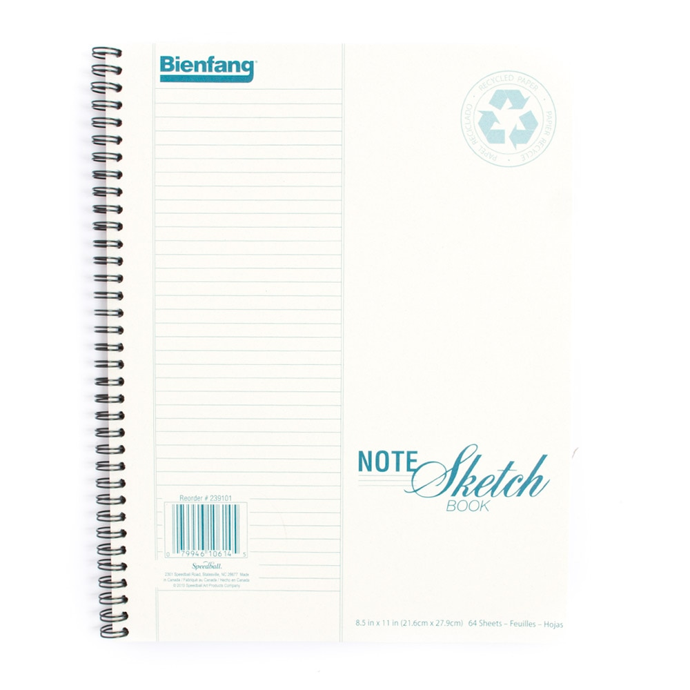 Sketchbooks & Pads, Art & School, 8.5"x11", Bienfang, Notesketch, Vertical, 5620